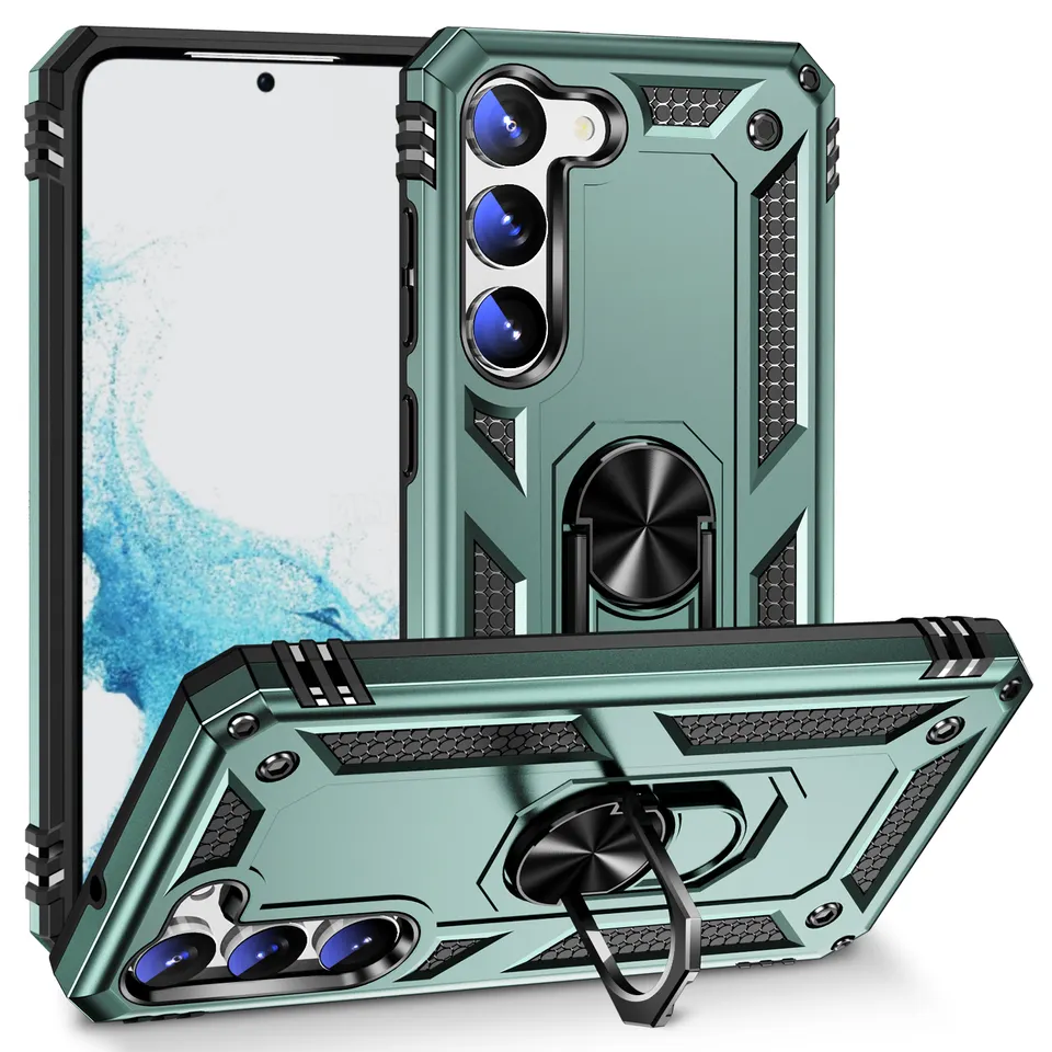 Coque hybride à anneau pour Samsung Galaxy S24 Plus / S25 Plus Coque hybride à anneau pour Samsung Galaxy S24 Plus / S25 Plus